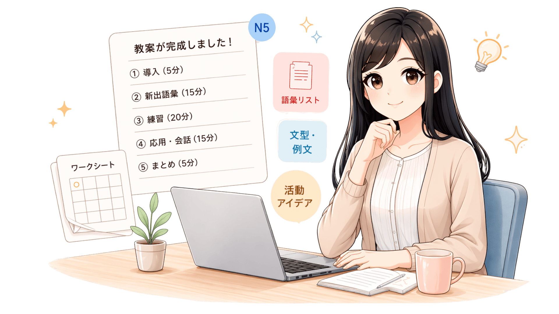教案作成さん トップイメージ